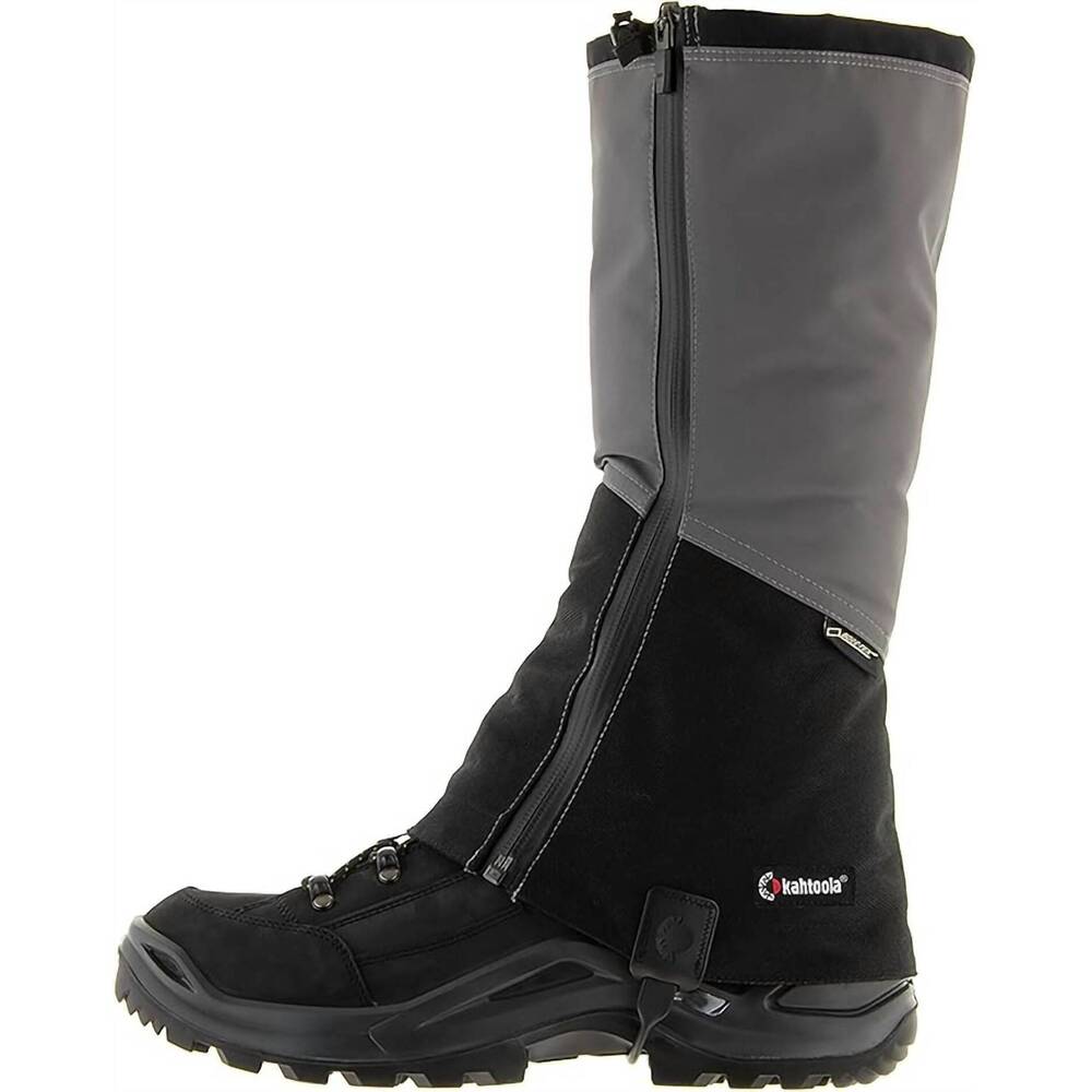 NEW KAHTOOLA men's navagaiter gtx tall waterproof hiking boots in gray/black